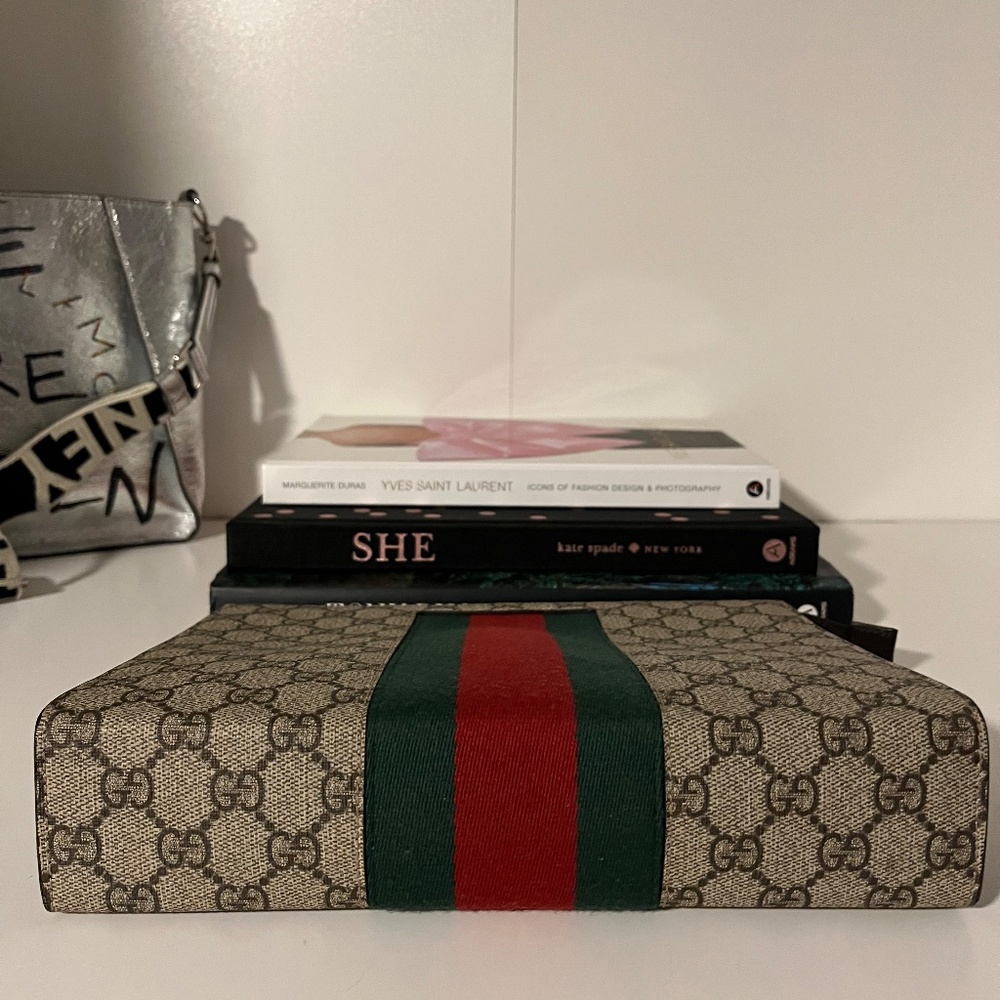 Web Zip Pouch GG Coated Canvas - Picture 7 of 11